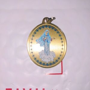 Vintage Wondering Mary Medal